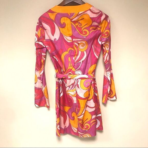 Trina Turk collection bright patterned dress size 0 - Picture 6 of 7